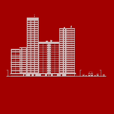 City Red Square, par Xavier E. G. Dierick